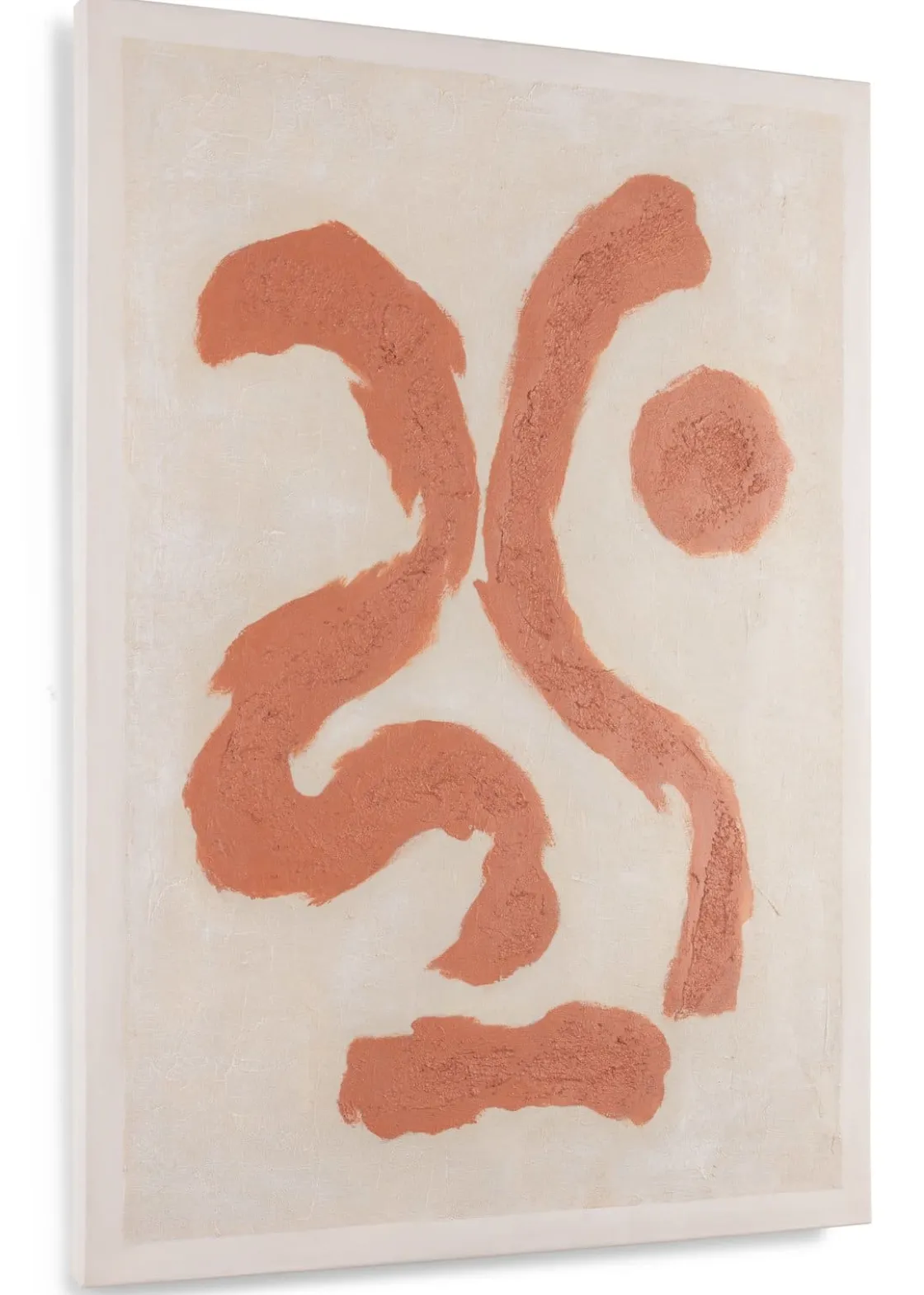 XOOON Organic Abstract schilderijen in de kleur Oranje - COCOmaison^ Wanddecoraties|Woonaccessoires