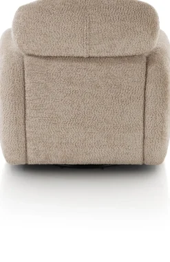 XOOON Ostia, draaifauteuil stof Derby - beige^ Leren Fauteuils|Stoffen Fauteuils