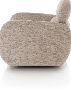 XOOON Ostia, draaifauteuil stof Derby - beige^ Leren Fauteuils|Stoffen Fauteuils