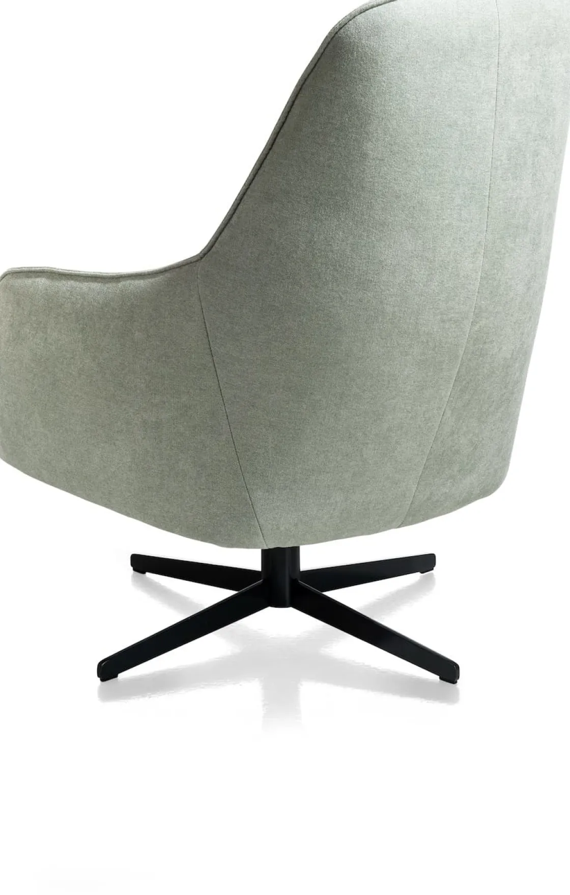 XOOON Oviedo fauteuil met combistof en hoge rug^ Leren Fauteuils|Stoffen Fauteuils