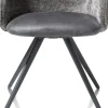 XOOON OWEN armstoel 4-poots zwart (ROB) - draaibaar -^ Armstoelen
