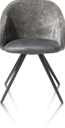 XOOON OWEN armstoel 4-poots zwart (ROB) - draaibaar -^ Armstoelen