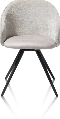 XOOON OWEN armstoel 4-poots zwart (ROB) - draaibaar -^ Armstoelen