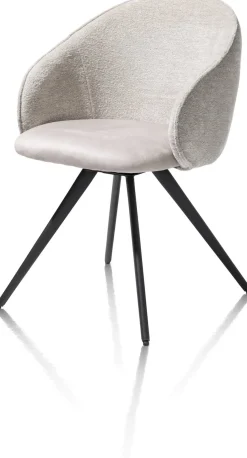 XOOON OWEN armstoel 4-poots zwart (ROB) - draaibaar -^ Armstoelen