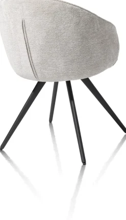 XOOON OWEN armstoel 4-poots zwart (ROB) - draaibaar -^ Armstoelen