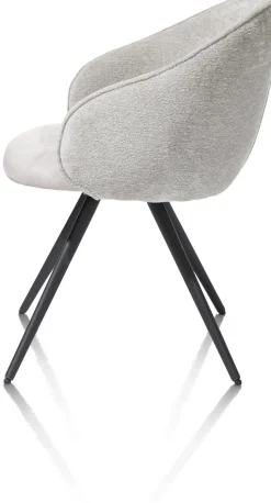 XOOON OWEN armstoel 4-poots zwart (ROB) - draaibaar -^ Armstoelen