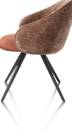 XOOON OWEN armstoel 4-poots zwart (ROB) - draaibaar -^ Armstoelen