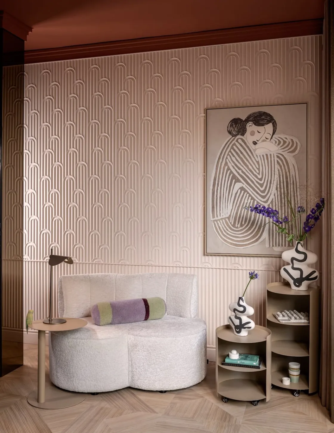 XOOON Owen bijzettafel H70cm in kleur Taupe shop je bij COCOmaison^ Woonaccessoires|Bijzettafels