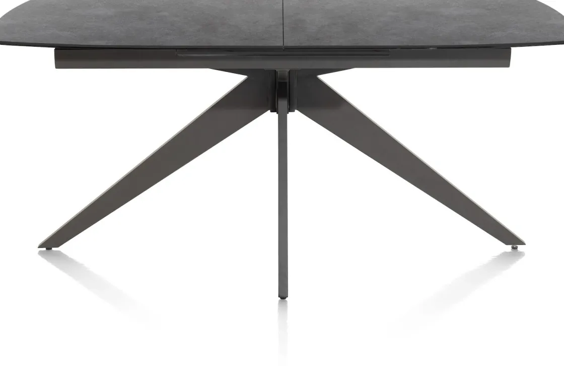 XOOON PADOVA uitschuiftafel 180 (+ 60) x 90 cm - keramiek op glas^ Tafelconfigurator|Uitschuiftafels