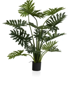 XOOON Philodendron Selloum kunstplant (H125cm) in de kleur Groen^ Woonaccessoires