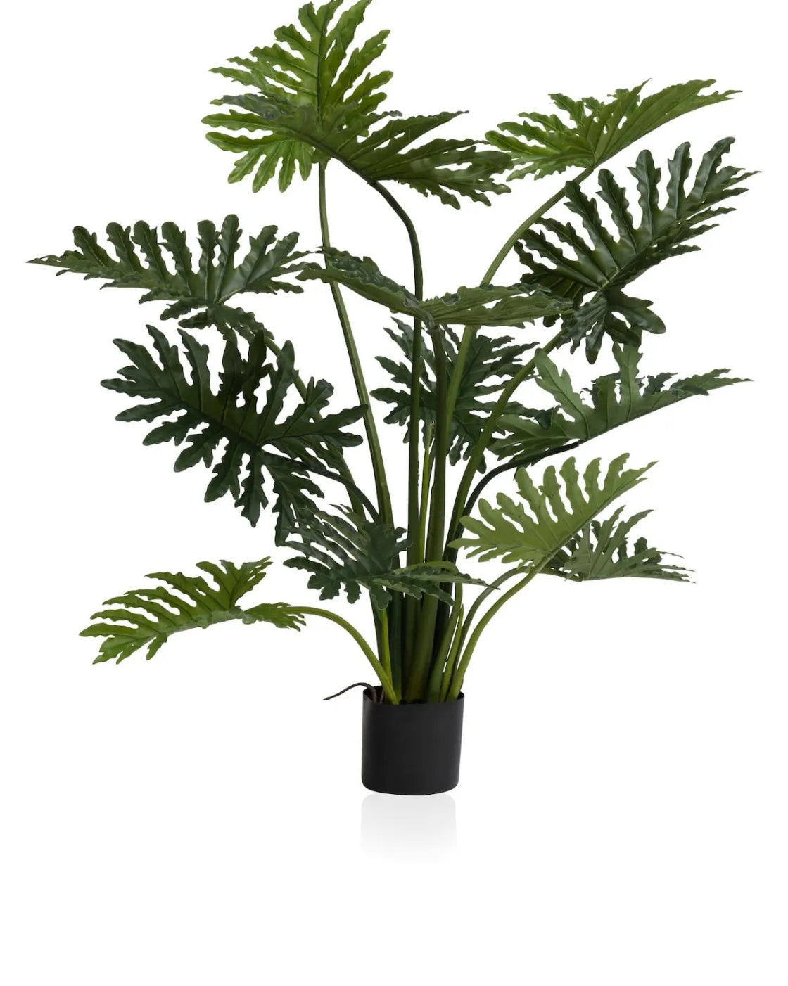 XOOON Philodendron Selloum kunstplant (H125cm) in de kleur Groen^ Woonaccessoires