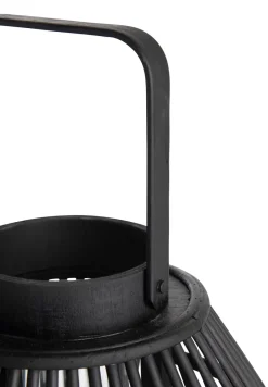 XOOON Philou windlicht H26,5cm in de kleur Zwart - COCOmaison^ Woonaccessoires