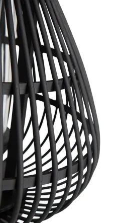 XOOON Philou windlicht H26,5cm in de kleur Zwart - COCOmaison^ Woonaccessoires