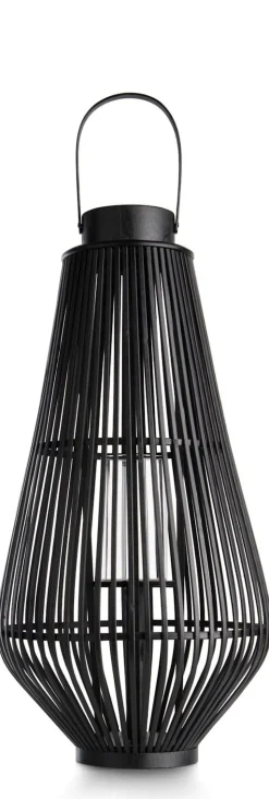 XOOON Philou windlicht H70,5cm in de kleur Zwart - COCOmaison^ Woonaccessoires