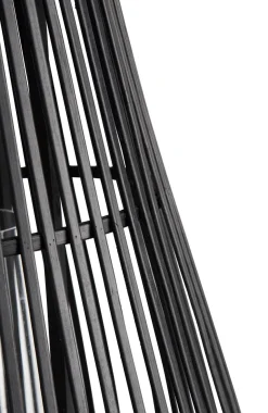 XOOON Philou windlicht H70,5cm in de kleur Zwart - COCOmaison^ Woonaccessoires
