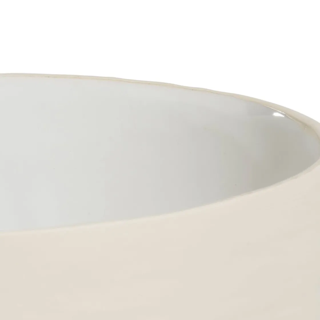 XOOON Presley vaas H25cm in de kleur Crème - COCOmaison^ Woonaccessoires