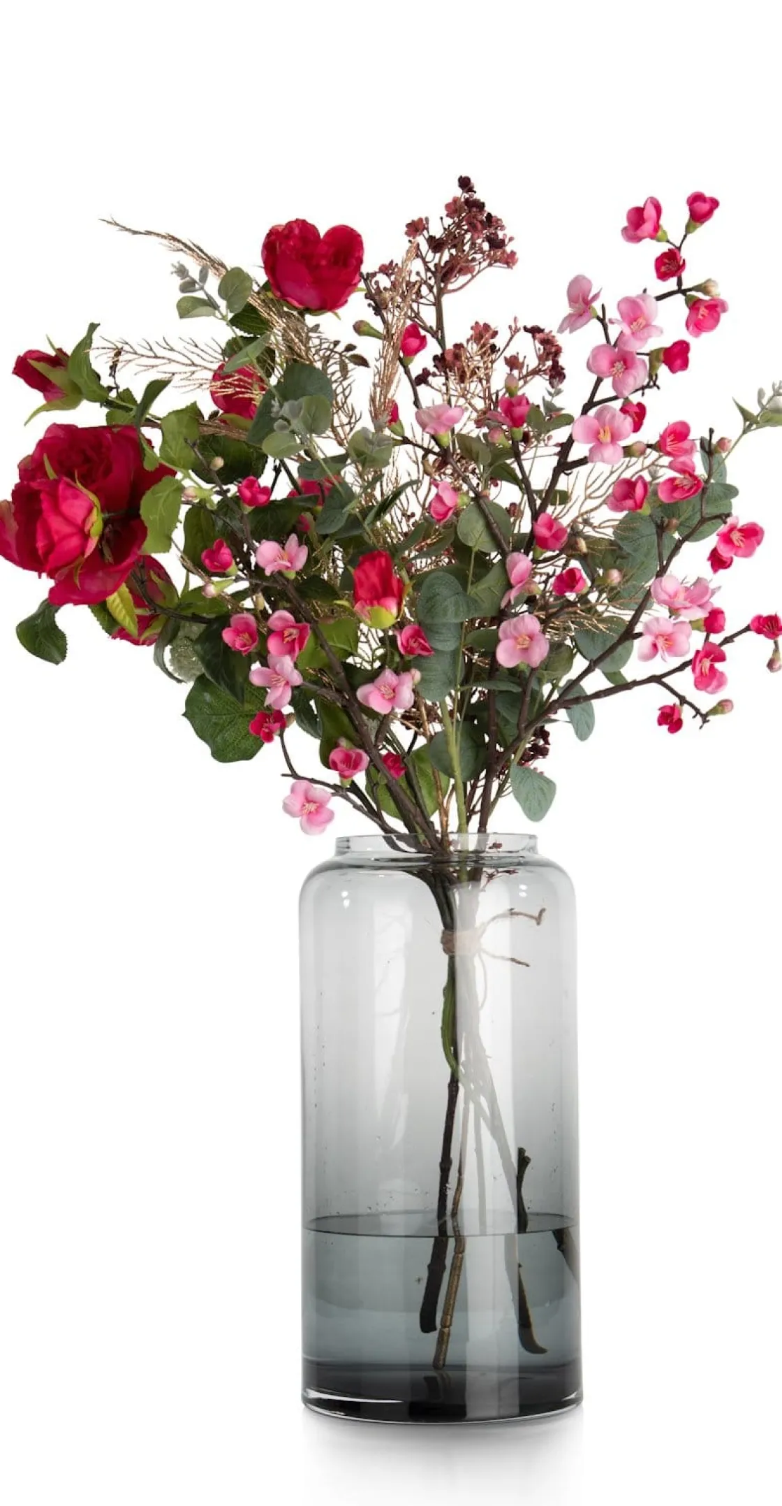 XOOON Qunince Spray H97cm kunstbloem in de kleur Roze - COCOmaison^ Woonaccessoires