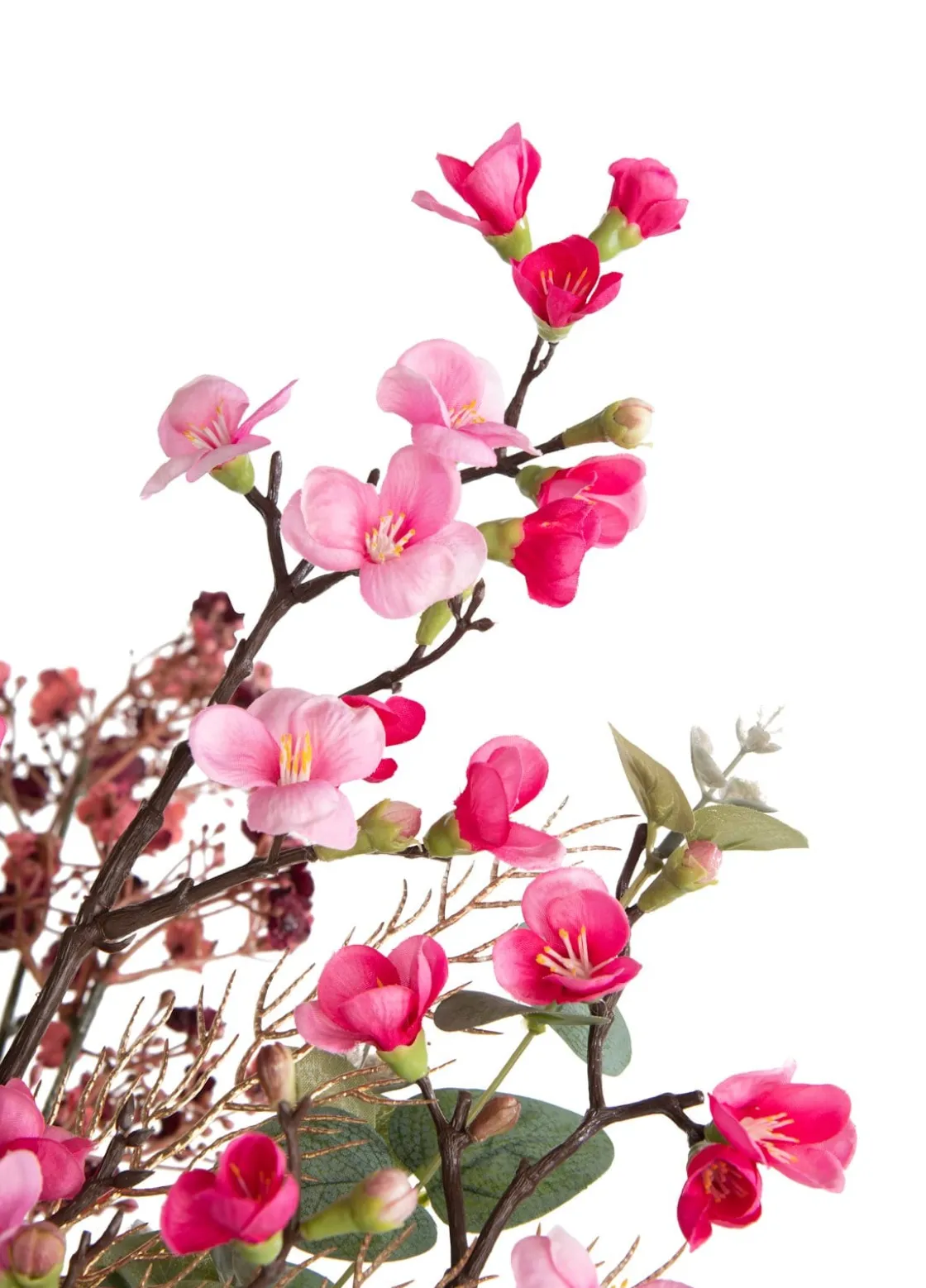 XOOON Qunince Spray H97cm kunstbloem in de kleur Roze - COCOmaison^ Woonaccessoires