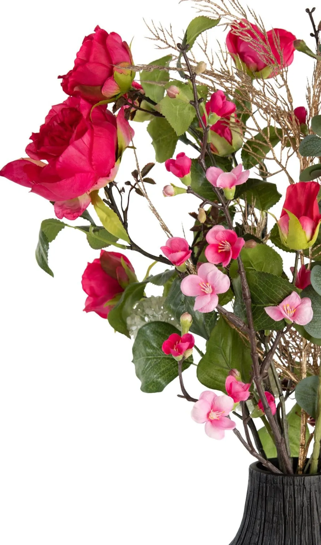 XOOON Qunince Spray H97cm kunstbloem in de kleur Roze - COCOmaison^ Woonaccessoires