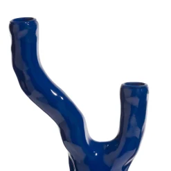 XOOON Rebecca abstracte kandelaar delfts blauw - COCOmaison^ Woonaccessoires