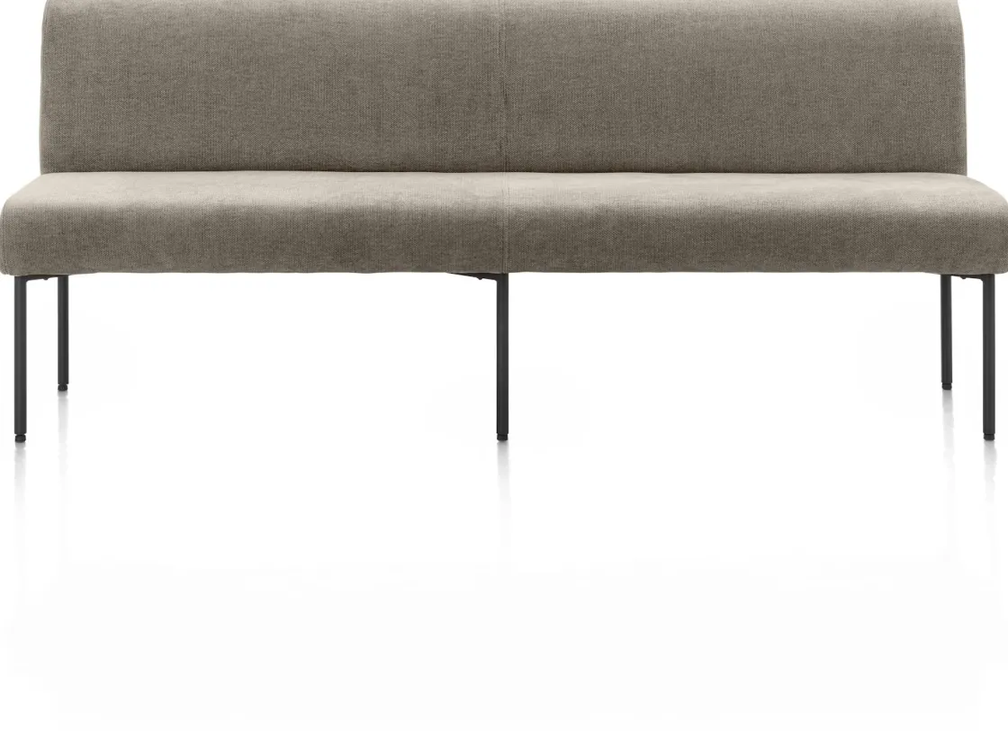 XOOON Reverso eetkamerbank 200 cm in de kleur Bruin -^ Eetkamerstoelen|Eetkamerbanken