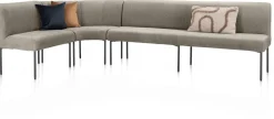 XOOON Reverso eetkamerbank 200 cm in de kleur Bruin -^ Eetkamerstoelen|Eetkamerbanken