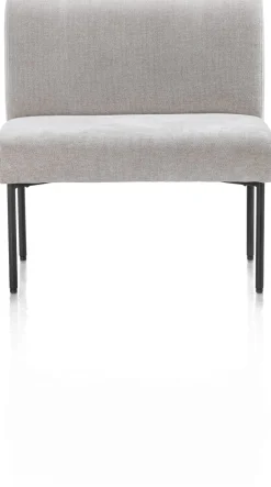XOOON Reverso eetkamerbank 80 cm in de kleur Kiezel -^ Eetkamerstoelen|Eetkamerbanken