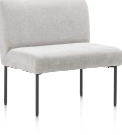 XOOON Reverso eetkamerbank 80 cm in de kleur Kiezel -^ Eetkamerstoelen|Eetkamerbanken