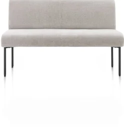 XOOON Reverso eetkamerbank 140 cm in de kleur Kiezel -^ Eetkamerstoelen|Eetkamerbanken