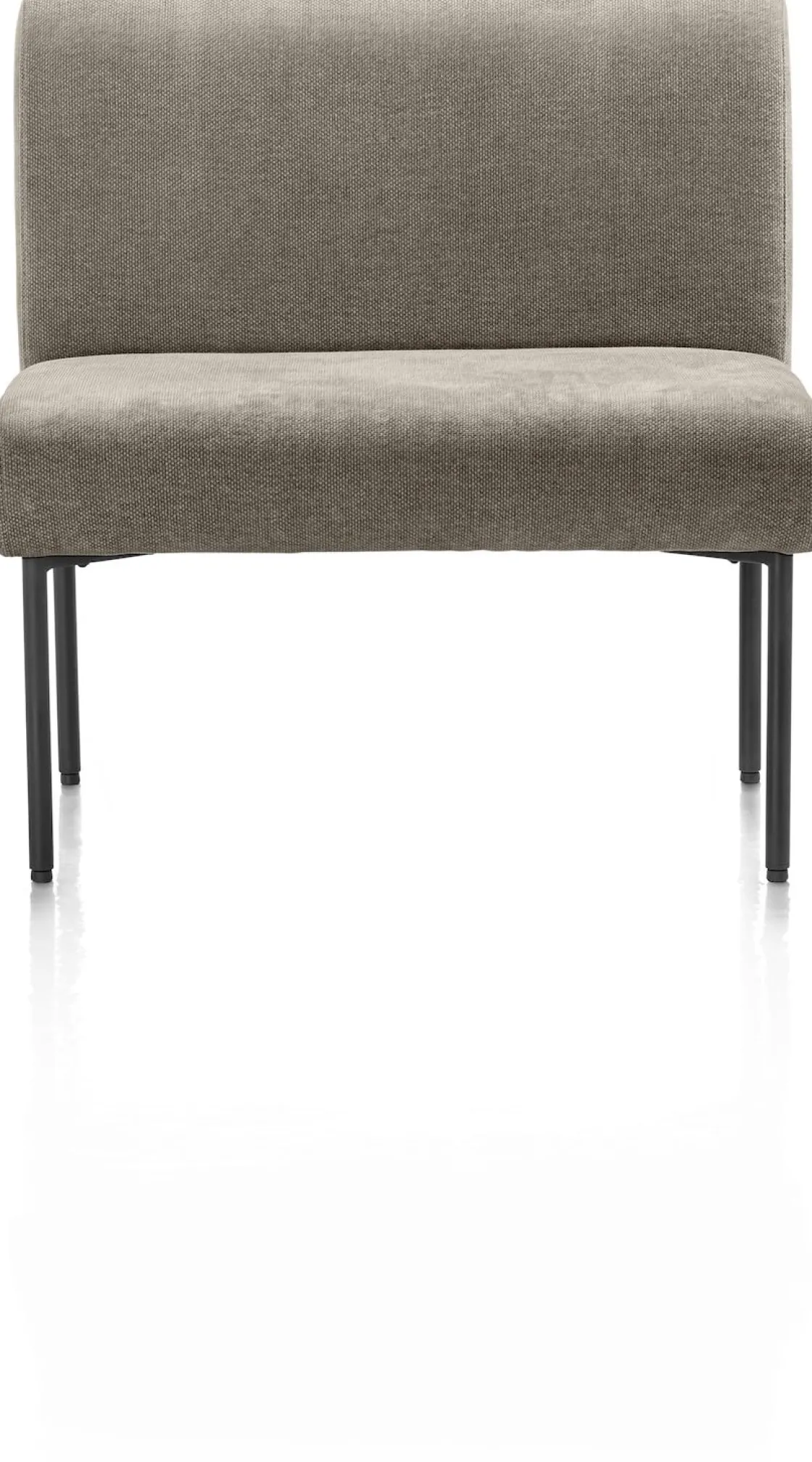 XOOON Reverso eetkamerbank 80 cm in de kleur Bruin -^ Eetkamerbanken|Eetkamerstoelen