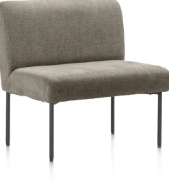 XOOON Reverso eetkamerbank 80 cm in de kleur Bruin -^ Eetkamerbanken|Eetkamerstoelen