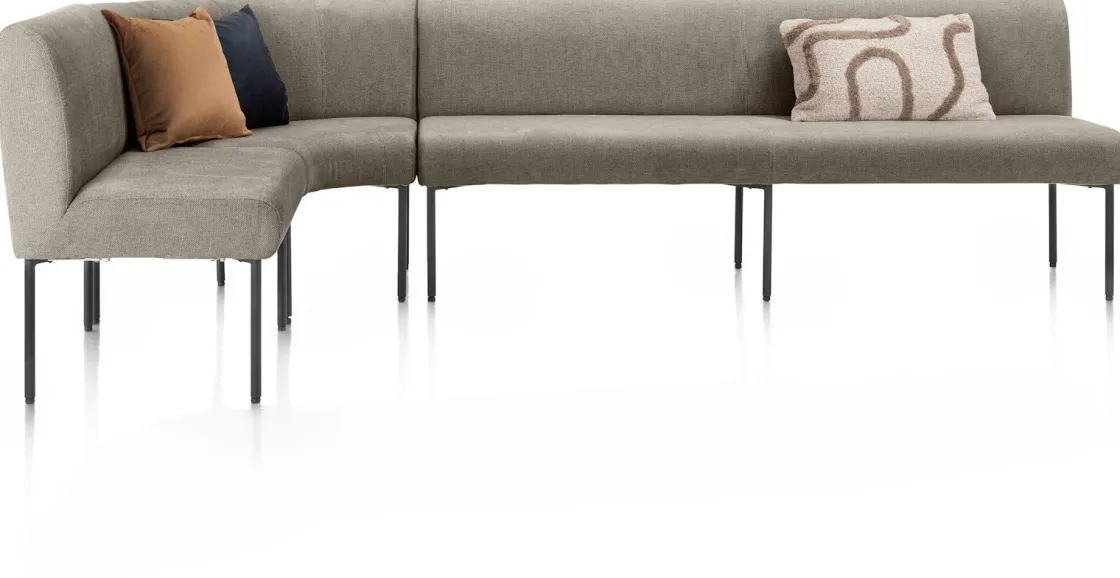 XOOON Reverso eetkamerbank 80 cm in de kleur Bruin -^ Eetkamerbanken|Eetkamerstoelen