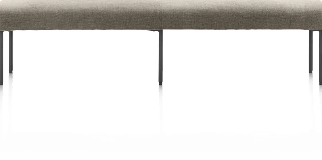 XOOON Reverso eetkamerbank 200 cm in de kleur Bruin -^ Eetkamerbanken|Eetkamerstoelen