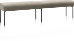 XOOON Reverso eetkamerbank 200 cm in de kleur Bruin -^ Eetkamerbanken|Eetkamerstoelen