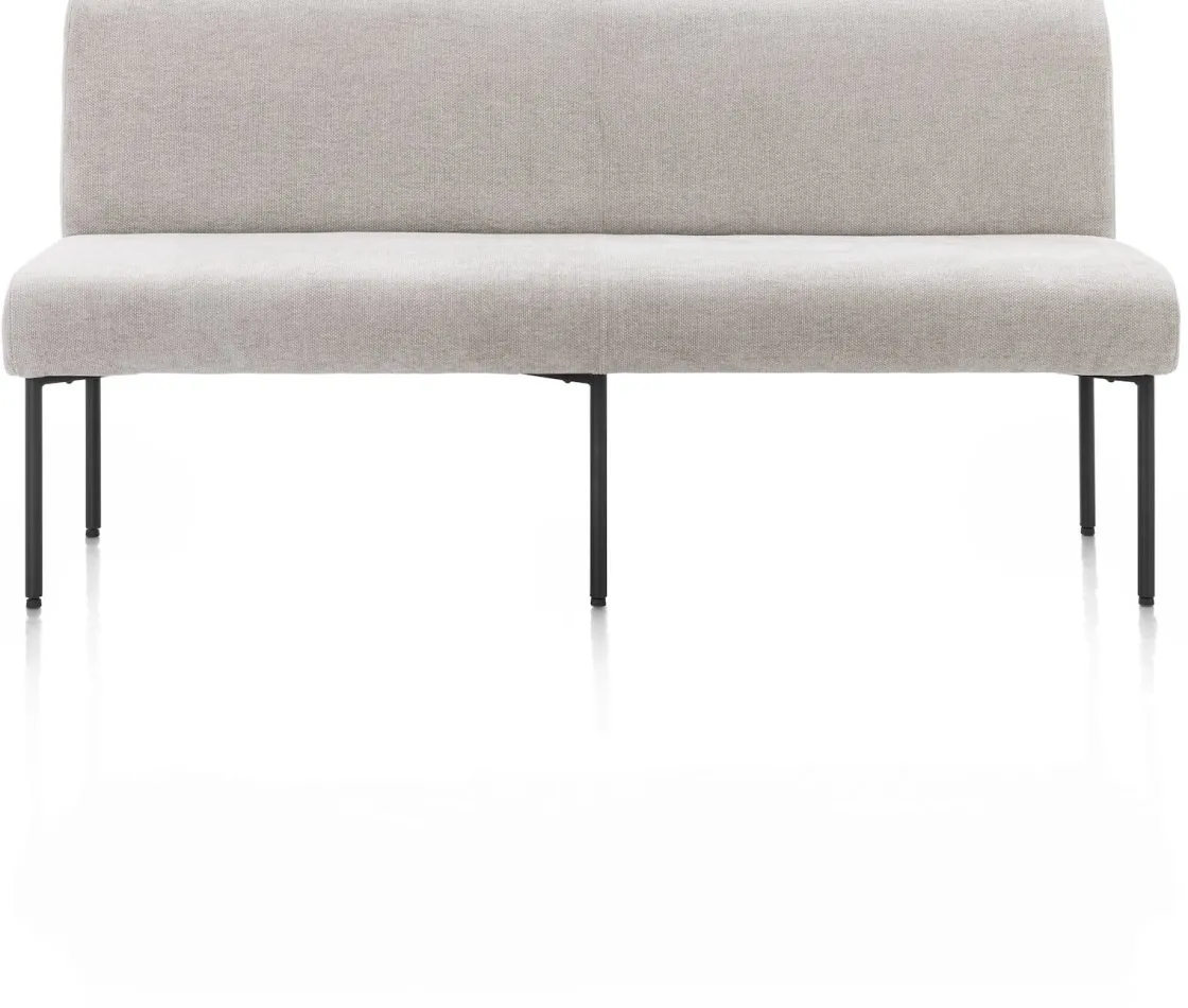 XOOON Reverso eetkamerbank 170 cm in de kleur Kiezel -^ Eetkamerstoelen|Eetkamerbanken