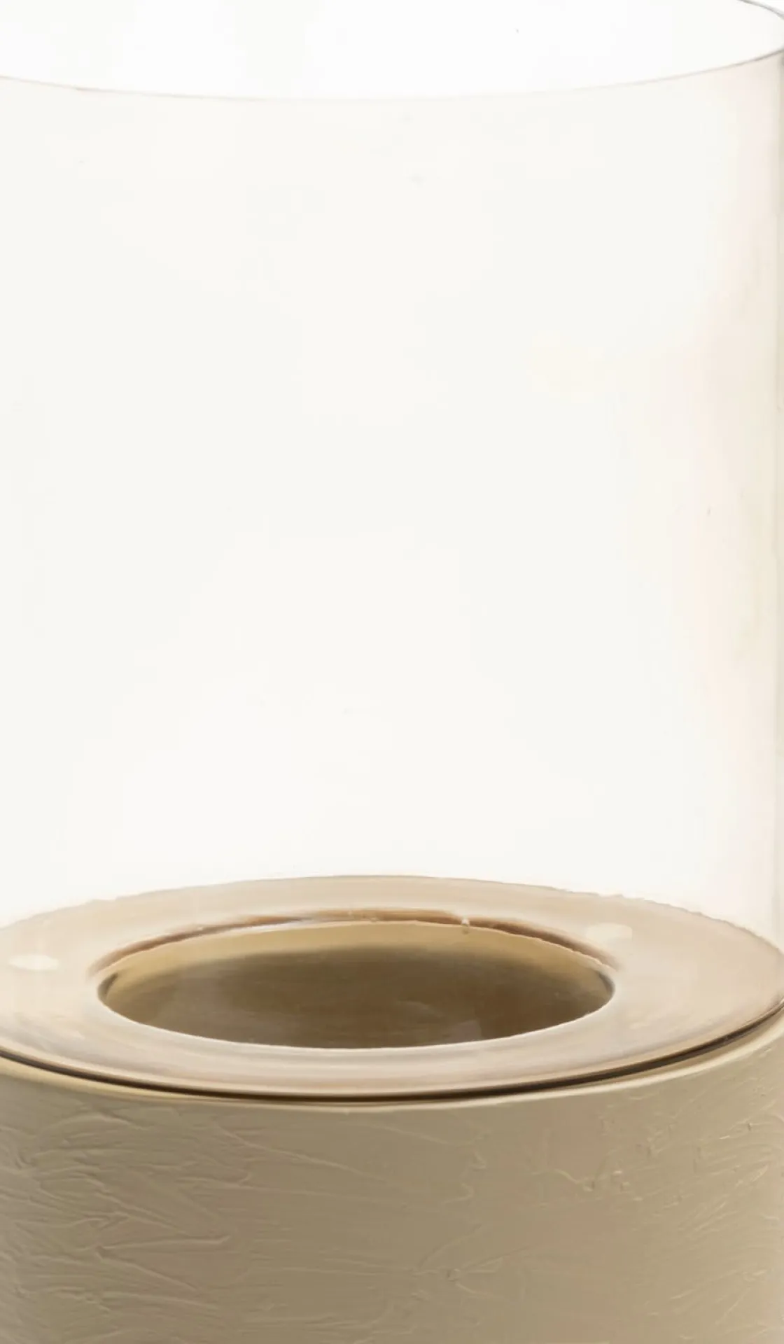 XOOON Reza windlicht (H74cm) in de kleur Taupe - COCOmaison^ Woonaccessoires