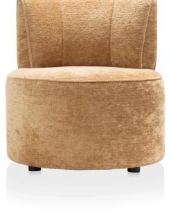 XOOON Roan fauteuil in de kleur Oker - COCOmaison^ Stoffen Fauteuils|Woonaccessoires