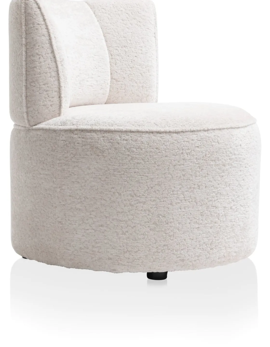XOOON Roan fauteuil in de kleur Creme - COCOmaison^ Woonaccessoires|Stoffen Fauteuils