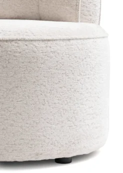 XOOON Roan fauteuil in de kleur Creme - COCOmaison^ Woonaccessoires|Stoffen Fauteuils