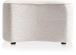 XOOON Roan poef maan (H44cm) in de kleur Creme - COCOmaison^ Woonaccessoires|Poef/Hockers