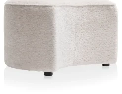 XOOON Roan poef maan (H44cm) in de kleur Creme - COCOmaison^ Woonaccessoires|Poef/Hockers