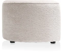 XOOON Roan poef maan (H44cm) in de kleur Creme - COCOmaison^ Woonaccessoires|Poef/Hockers