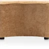 XOOON Roan poef maan (H44cm) in de kleur Oker - COCOmaison^ Poef/Hockers|Woonaccessoires