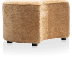 XOOON Roan poef maan (H44cm) in de kleur Oker - COCOmaison^ Poef/Hockers|Woonaccessoires