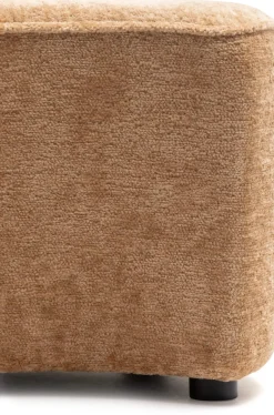 XOOON Roan poef maan (H44cm) in de kleur Oker - COCOmaison^ Poef/Hockers|Woonaccessoires