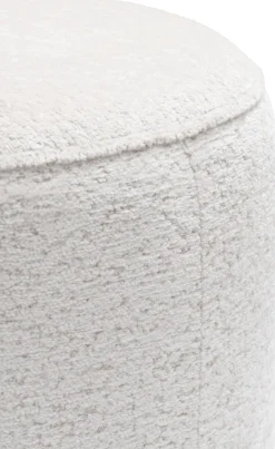 XOOON Roan poef rond (H44cm) in de kleur Oker - COCOmaison^ Woonaccessoires|Poef/Hockers