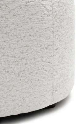 XOOON Roan poef rond (H44cm) in de kleur Oker - COCOmaison^ Woonaccessoires|Poef/Hockers
