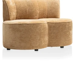 XOOON Roan 2-zitsbank in de kleur Oker - COCOmaison^ Stoffen Fauteuils|Woonaccessoires