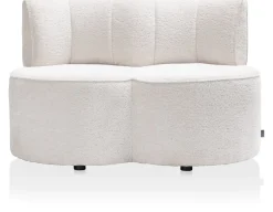 XOOON Roan 2-zitsbank in de kleur Creme - COCOmaison^ Woonaccessoires|Stoffen Fauteuils