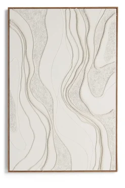 XOOON Rope schilderij 100x150cm in kleur Crème shop je bij COCOmaison^ Wanddecoraties|Woonaccessoires